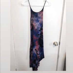 Tie Dye Cross Strap Dress